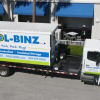 COOL-BINZ container and truck